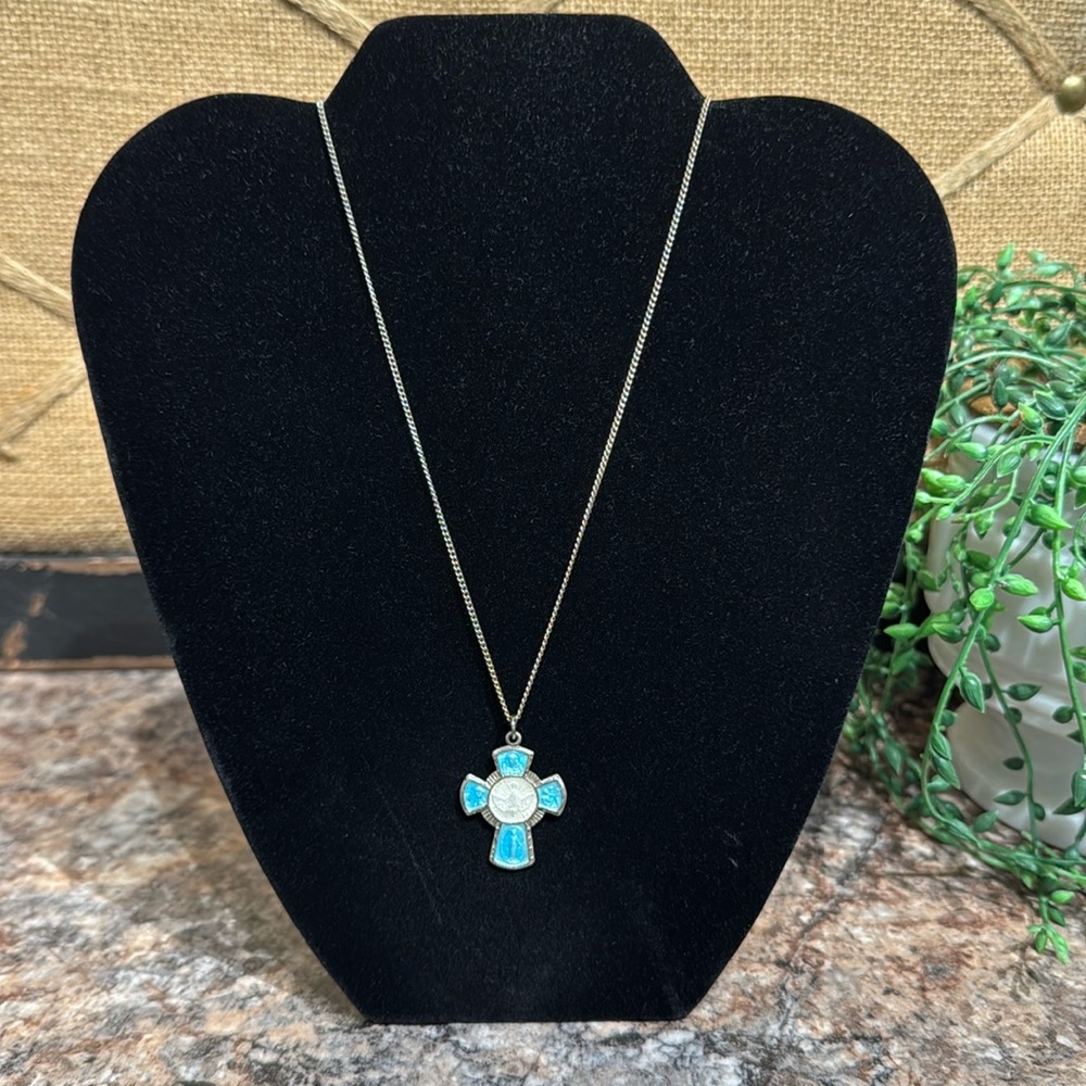 Catholic cross on chain